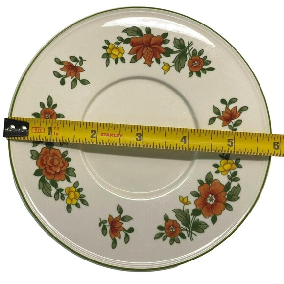 Villeroy and Boch Summerday Tea Cups with Saucers Lot of 3 Vintage Flowers 1970s - Picture 4 of 13